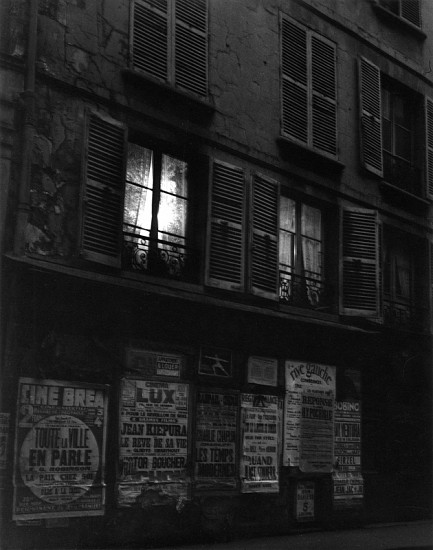 Josef Breitenbach, 6e Rue de la Grande Chaumiere, Paris, 1938
Early gelatin silver print; printed c. 1942-1948, 13 7/8 x 10 15/16 in. (35.2 x 27.8 cm)
5149
Sold