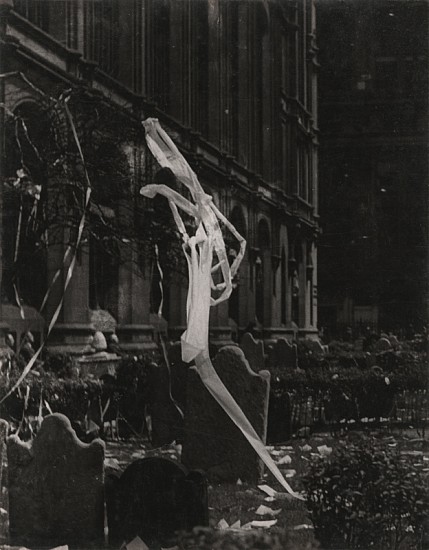 Josef Breitenbach, Ghost, VE Day, Trinity Churchyard, New York, 1945
Vintage gelatin silver print, 9 3/8 x 7 5/16 in. (23.8 x 18.6 cm)
5407
Sold