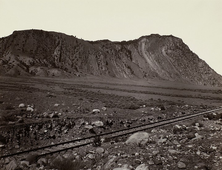 Frank Jay Haynes, Cinnabar Mountain, Devil's Slide, 1890
Vintage albumen print from a mammoth-plate glass negative, 16 3/4 x 21 7/8 in. (42.5 x 55.6 cm)
1078
Sold