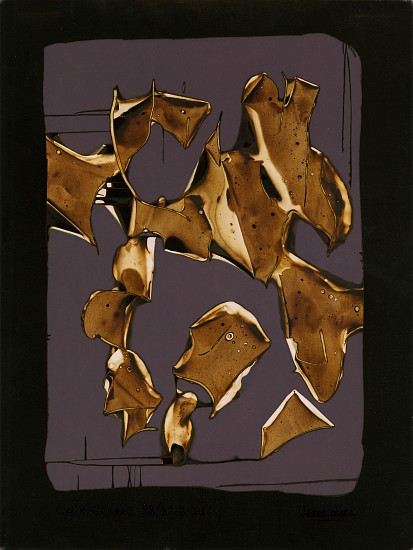 Pierre Cordier, Chimigramme  28/8/76 III
Vintage gelatin silver chemigram, 9 3/8 x 7 1/16 in. (23.8 x 17.9 cm)
5724
Sold