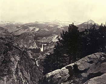 Work: The Vernal and Nevada Falls, From Glacier Point, Yosemite
