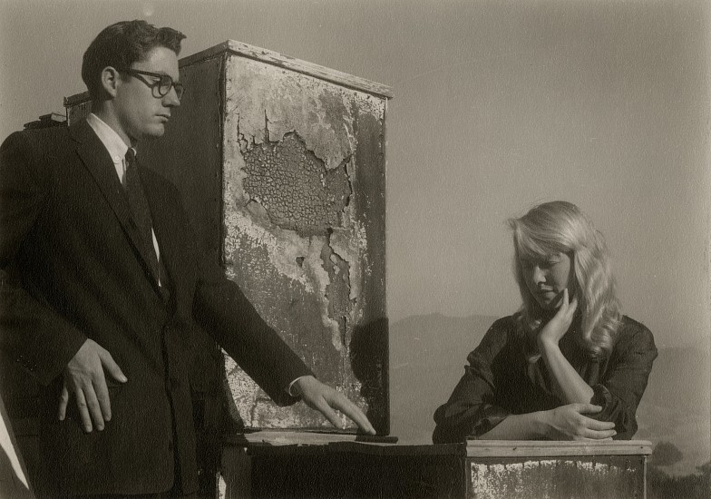 Edmund Teske, Walter and Shirley Hopps with Ice Box Detail, Cornell, CA.,, 1954-5
Vintage gelatin silver print, 4 5/8 x 6 5/8 in. (11.8 x 16.8 cm)
5945
$7,500