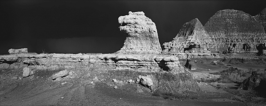 Lois Conner, Badlands, South Dakota (after the tornado), 1990
Platinum print, 6 1/2 x 16 1/2 in. (16.5 x 41.9 cm)
Edition of 10
5861