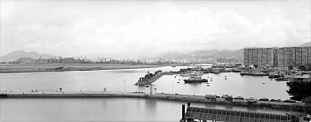 Work: Kai Tak airport construction, Hong Kong