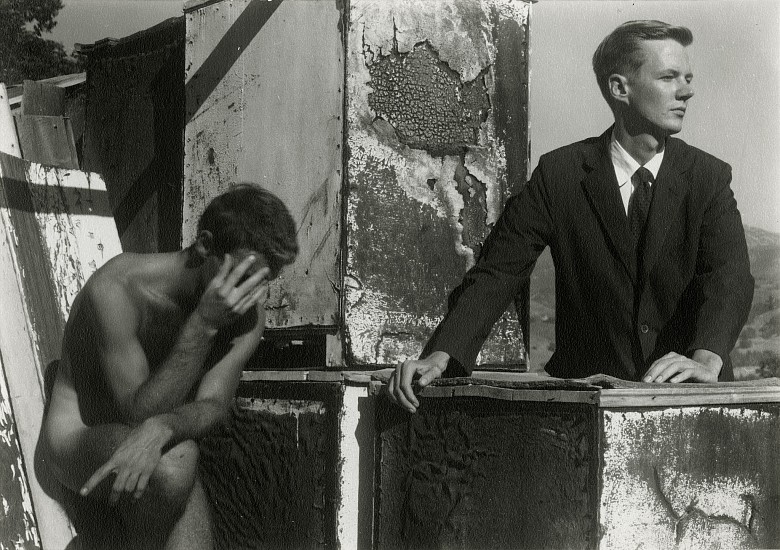 Edmund Teske, Don Mills and Jerry Kahn at the Ice Boxes of Cornell, CA., 1954-5
Vintage gelatin silver print, 4 11/16 x 6 11/16 in. (11.9 x 17 cm)
5949