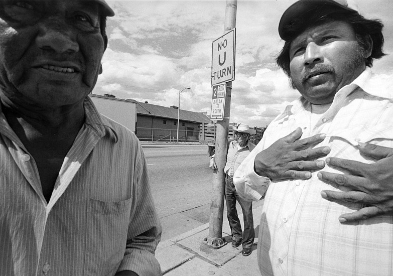 Roswell Angier, Johnny Waters and Jonah Joe, Gallup, New Mexico, 1980
Vintage gelatin silver print, 11 3/4 x 17 7/8 in. (29.9 x 45.4 cm)
2412