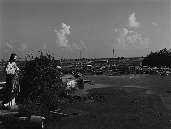 Debbie Fleming Caffery - Jesus Praying at Devastated Holly Beach