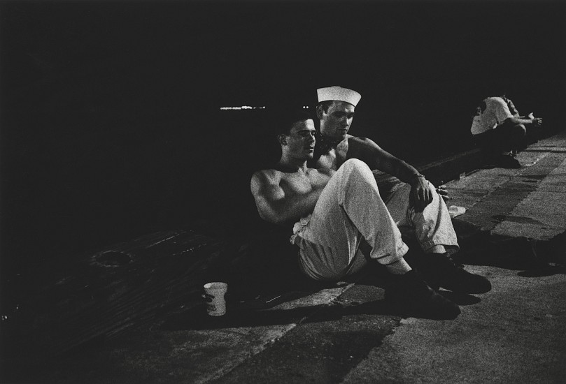 Allen Frame, Sailors, Pensacola, 1995
Gelatin silver print, 20 x 24 in. (50.8 x 61 cm)
Edition of 9
2019