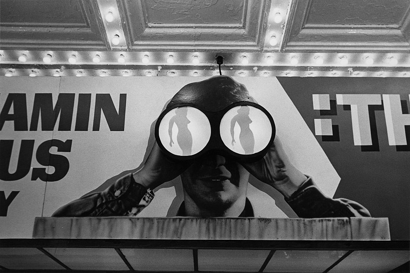 Richard Gordon, Meta Photograph, Movie Marquee, Chicago, 1972
Vintage gelatin silver print, 6 3/8 x 9 11/16 in. (16.2 x 24.6 cm)
4885