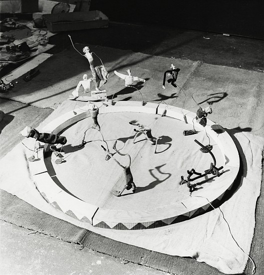 Herbert Matter, Cirque Calder, 1943
Gelatin silver print; printed c. 1960s, 11 3/4 x 10 3/4 in. (29.9 x 27.3 cm)
6753
$5,800