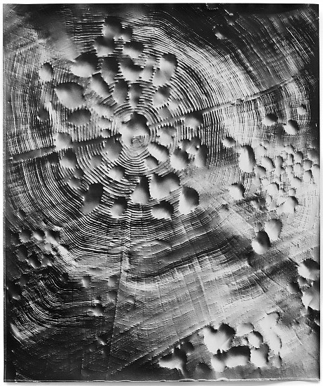 Klea McKenna, Automatic Earth #73, 2017
Gelatin silver print; unique photogram relief, 23 3/4 x 20 in. (60.3 x 50.8 cm)
7795
$5,500