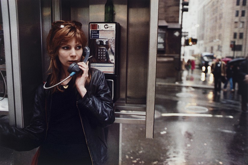 Allen Frame, Cady Noland, phone booth, NYC, 1981
Chromogenic print; printed later, 11 x 14 in. (27.9 x 35.6 cm)
Edition of 5
Illustrated: Frame, Allen. Fever. Matte Editions, 2021, p. 101.
8131