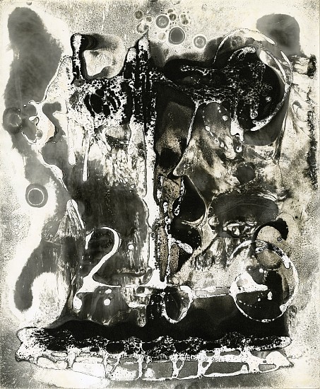 Chargesheimer, Untitled, late 1950s
Vintage gelatin silver chemigram, unique, 23 1/2 x 19 1/2 in. (59.7 x 49.5 cm)
8114
Sold