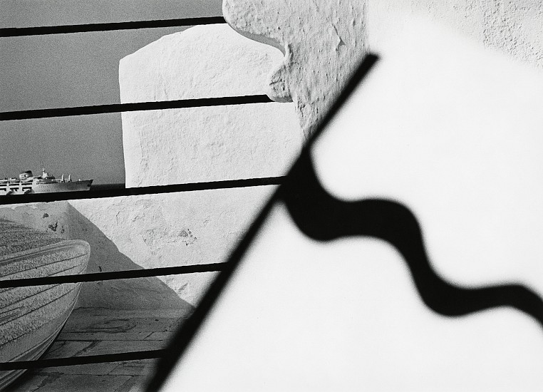 Ray Metzker, Mykonos, Greece, 1979
Vintage gelatin silver print, 11 15/16 x 16 7/16 in. (30.3 x 41.8 cm)
Printed on 16x20 inch paper.
Signed, titled, dated with negative number and printing notations in pencil on print verso.
8193
$9,000