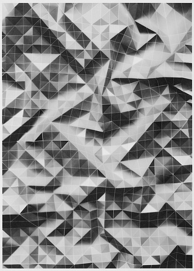 Christiane Feser, Nachbild 1, 2022
2 layer photo object; pigment prints, 32 1/8 x 23 3/4 x 3/8 in. (81.8 x 60.4 x 1 cm)
Edition 1/5. One print on 9 gram Japanese paper hand cut and mounted with distance on the other print on HahnemÃ¼hle fine art paper. Signed verso. Framed in Halbe white aluminum with Tru Vue Optium acrylic.
8299
$7,000