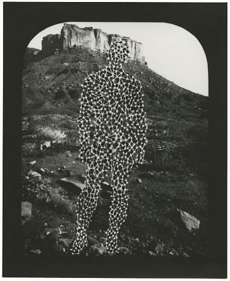 Ruth Thorne-Thomsen, Dot Man and Butte, Utah, 2000
Vintage gelatin silver print, 5 1/8 x 4 1/8 in. (13 x 10.5 cm)
From the series Prima Materia.
8768
$3,000