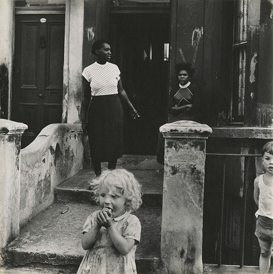Roger Mayne, West Indian Women, North Kensington, London, 1955
Vintage gelatin silver print, 11 3/4 x 11 3/4 in. (29.9 x 29.9 cm)
Signed, titled, and dated with notations in pencil on print verso. 
7582
$6,500